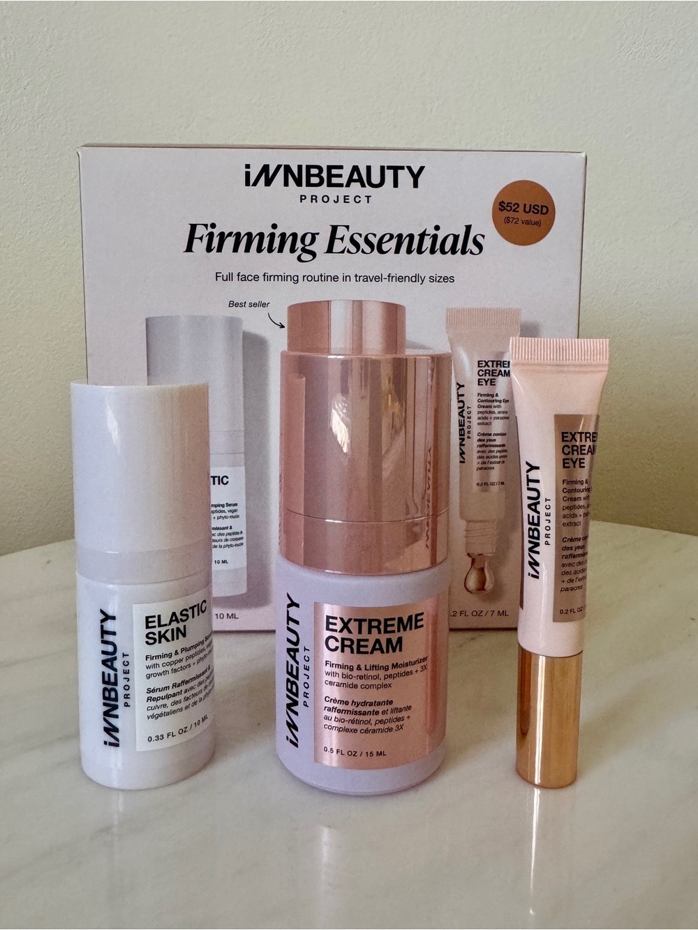NEW Innbeauty Project Firming Essentials Travel Skincare Kit